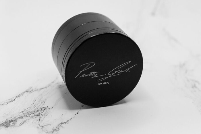 Pretty Girl Burn "Signature Mini" Grinder - Black - Image 1