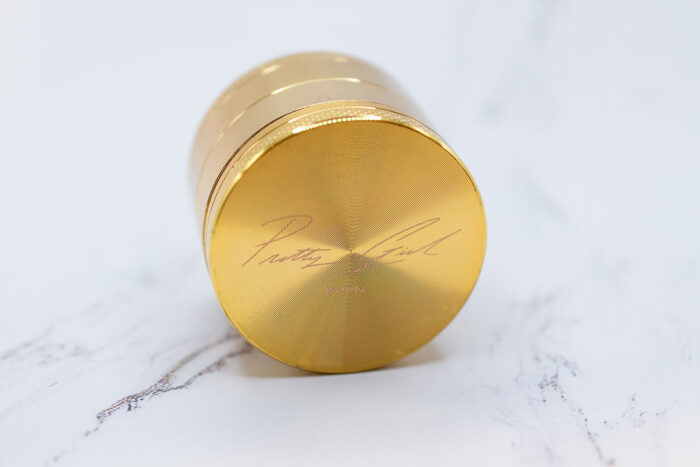 Pretty Girl Burn "Signature Mini" Grinder - Gold - Image 1