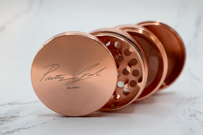 Pretty Girl Burn "Signature Mini" Grinder - Rose Gold - Image 2