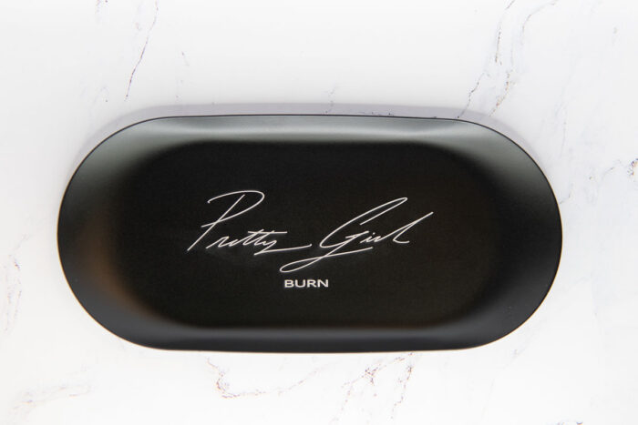 Pretty Girl Burn "Signature Mini" Rolling Tray - Black - Image 1